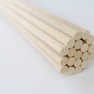 Drążki meblowe r. 16, 25 szt., ryflowane - obrazek 2